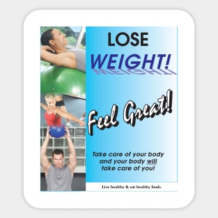 Lose Weight & Feel Great Sticker